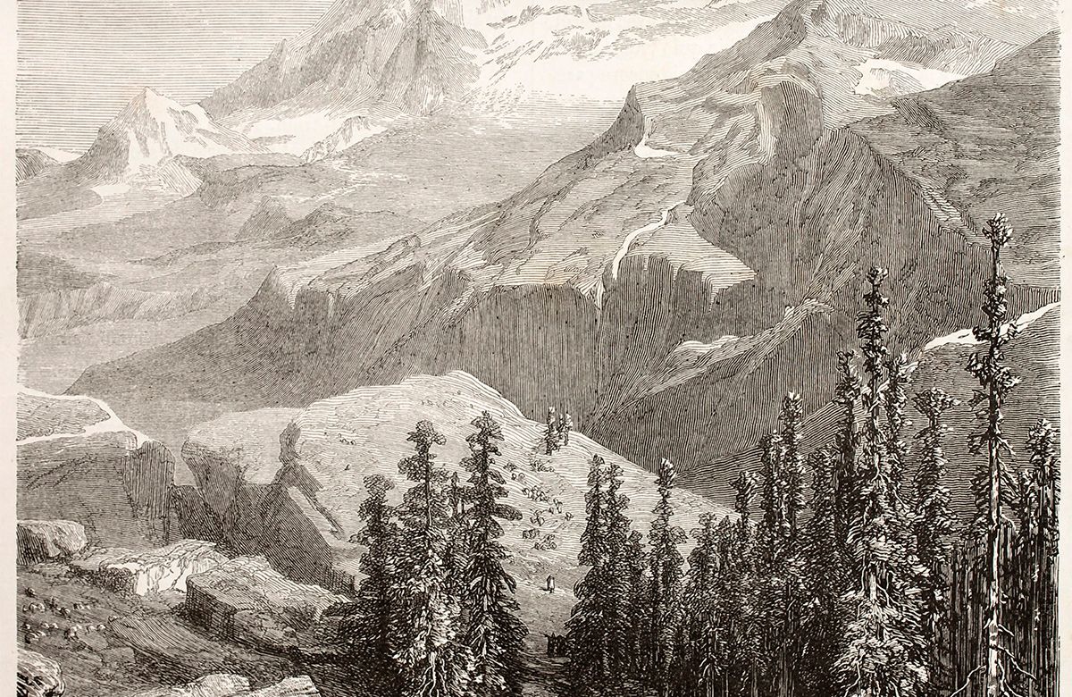 mountain-sketch-wallpaper-design