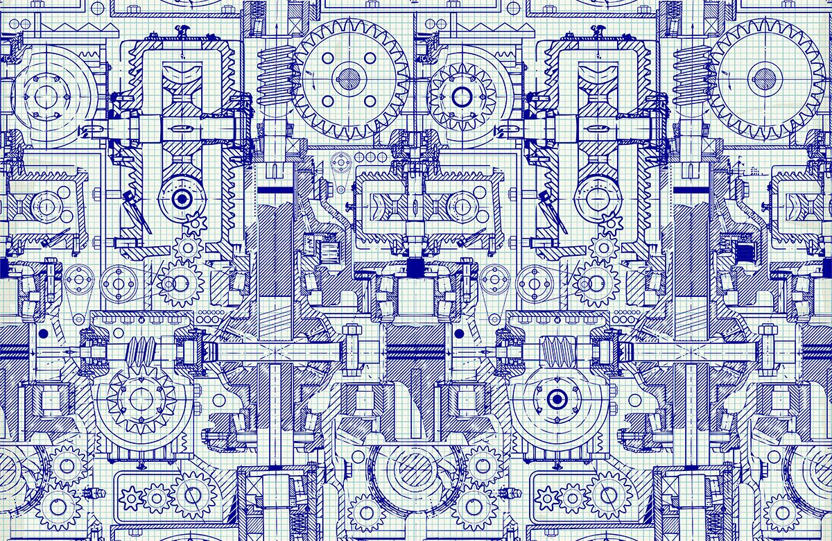 blue-geometric-wallpaper-design